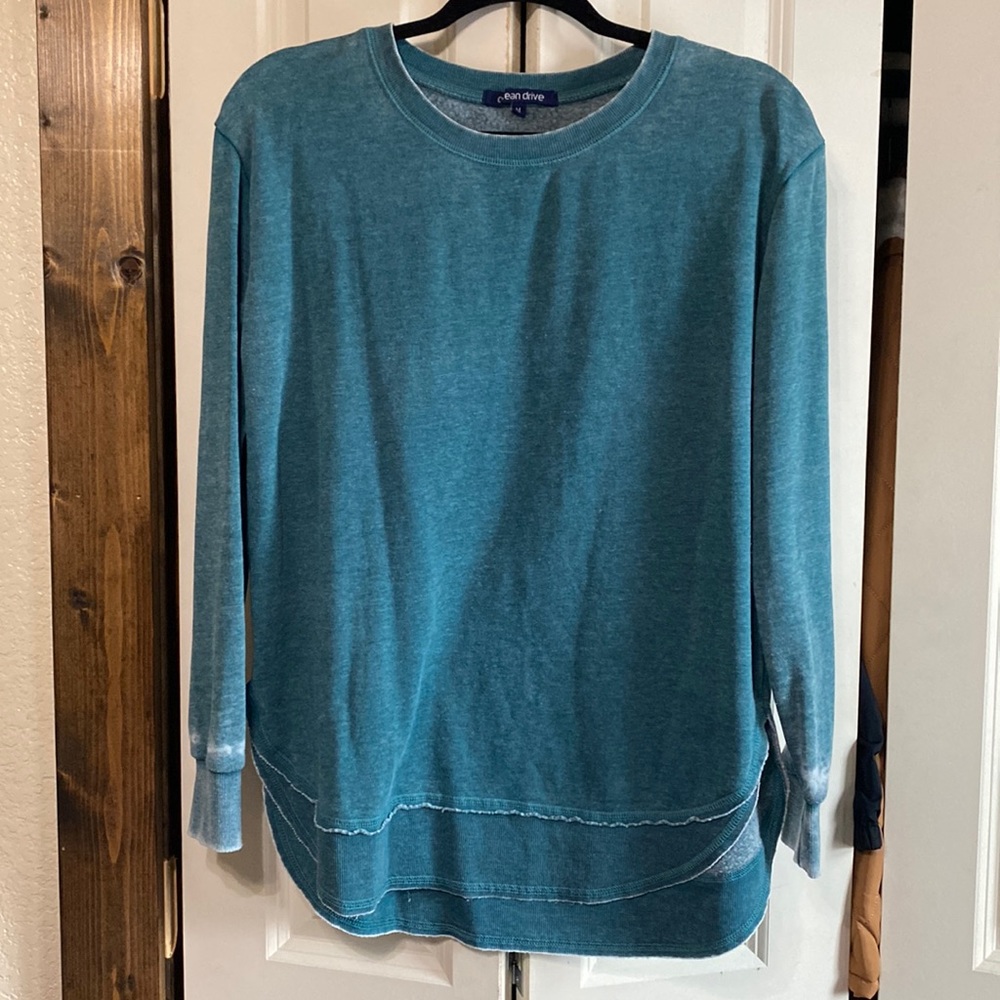Ocean Drive Blue Sweater